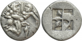 THRACE. Thasos. 1/3 Stater or Drachm (Circa 500-480 BC)