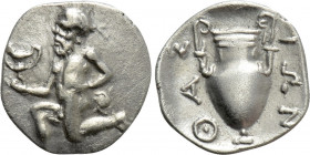 THRACE. Thasos. Trihemiobol (Circa 412-404 BC)