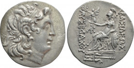 KINGS OF THRACE (Macedonian). Lysimachos (305-281 BC). Tetradrachm. Byzantion