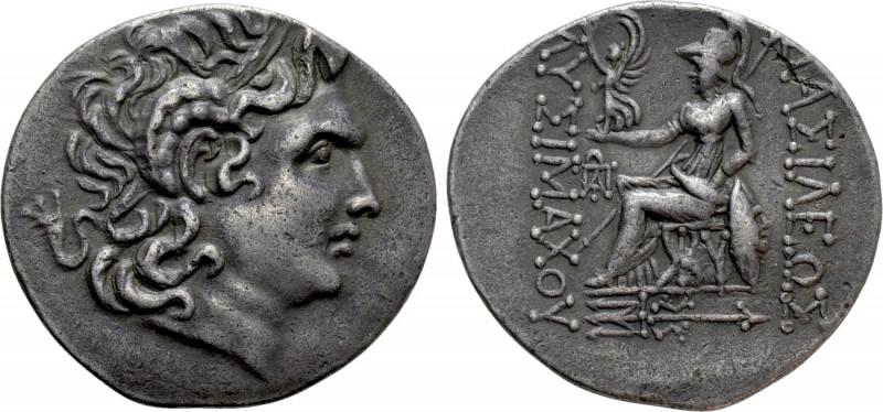 KINGS OF THRACE (Macedonian). Lysimachos (305-281 BC). Tetradrachm. Byzantion. ...