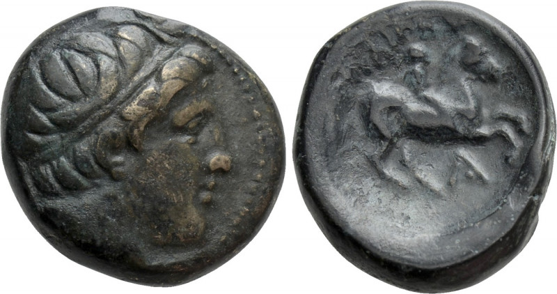 KINGS OF MACEDON. Philip II (359-336 BC). Ae. Uncertain mint in Macedon. 

Obv...