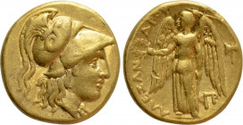 KINGS OF MACEDON. Alexander III 'the Great' (336-323 BC). GOLD Stater. Miletos