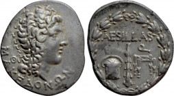 MACEDON AS ROMAN PROVINCE. Aesillas (Quaestor, circa 93-87 BC). Tetradrachm. Thessalonika
