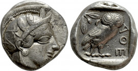 ATTICA. Athens. Tetradrachm (Circa 454-404 BC)