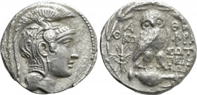 ATTICA. Athens. Tetradrachm (162/1 BC). New Style Coinage. Theophra, Sotas and Peison, magistrates
