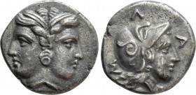 MYSIA. Lampsakos. Tetrobol (4th-3rd centuries BC)