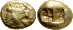 KINGS OF LYDIA. Time of Alyattes to Kroisos (Circa 620/10-550/39 BC). EL Trite or 1/3 Stater. Sardes