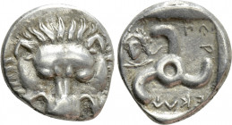 DYNASTS OF LYCIA. Perikles (Circa 380-360 BC). Tetrobol. Uncertain mint, possibly Phellos