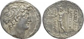 SELEUKID KINGDOM. Antiochos VIII Epiphanes (Grypos) (121/0-97/6 BC). Tetradrachm. Ptolemaïs (Ake)