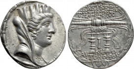 SELEUKIS & PIERIA. Seleukeia Pieria. Tetradrachm (105/4-83/2 BC). CY 10 (100/99 BC)