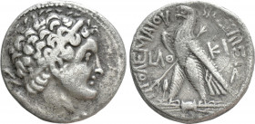 PTOLEMAIC KINGS OF EGYPT. Ptolemy VIII Euergetes II (Physcon) (145-116 BC). Tetradrachm. Kition. Dated RY 39 (132/1 BC)
