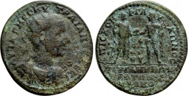 MYSIA. Pergamum. Trajanus Decius (249-251). Ae. Kominios Phlabios Glukon, strategos and theologos