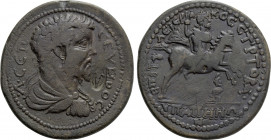 LYDIA. Hypaepa. Septimius Severus (193-211). Ae. T. Fl. Hierax, strategos