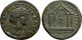 LYDIA. Hypaepa. Plautilla (Augusta, 202-205). Ae. Menander Bassianos, strategos