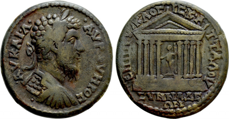 PHRYGIA. Synnada. Lucius Verus (161-169). Ae. Kla. Attalos, prytanis and logiste...