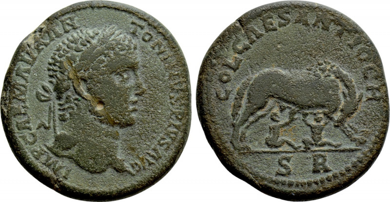 PISIDIA. Antioch. Caracalla (198-217). Ae. 

Obv: IMP CAE M AVR ANTONINVS PIVS...