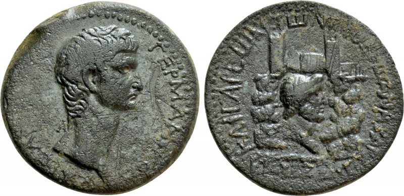 CILICIA. Anazarbus. Germanicus (Caesar, 15 BC-AD 19). Diassarion. Dated CY 67 (A...