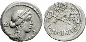 Q. SICINIUS. Denarius (49 BC). Rome