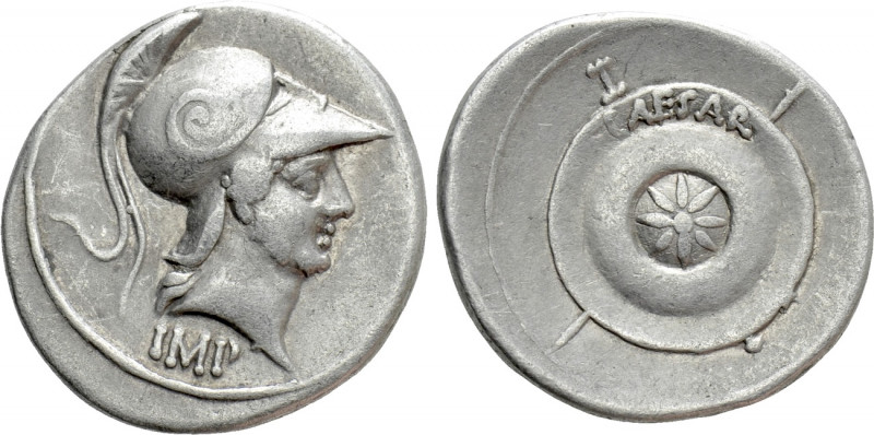 OCTAVIAN. Denarius (30-29 BC). Uncertain Italian mint, possibly Rome. 

Obv: I...