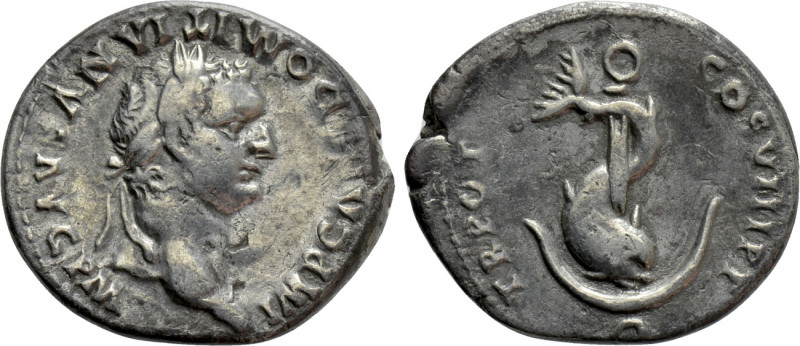 DOMITIAN (81-96). Denarius. Rome. 

Obv: IMP CAES DOMITIANVS AVG P M. 
Laurea...