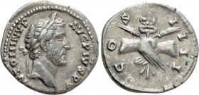 ANTONINUS PIUS (138-161). Denarius. Rome