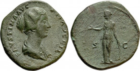 FAUSTINA II (Augusta, 147-175/6). Sestertius. Rome