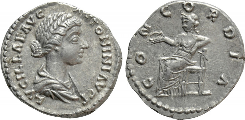 LUCILLA (Augusta, 164-182). Denarius. Rome. 

Obv: LVCILLAE AVG ANTONINI AVG F...