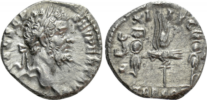 SEPTIMIUS SEVERUS (193-211). Denarius. Rome. 

Obv: IMP CAE L SEP SEV PERT AVG...