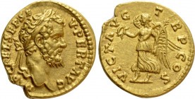 SEPTIMIUS SEVERUS (193-211). GOLD Aureus. Rome