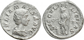 JULIA MAESA (Augusta, 218-224/5). Denarius. Rome