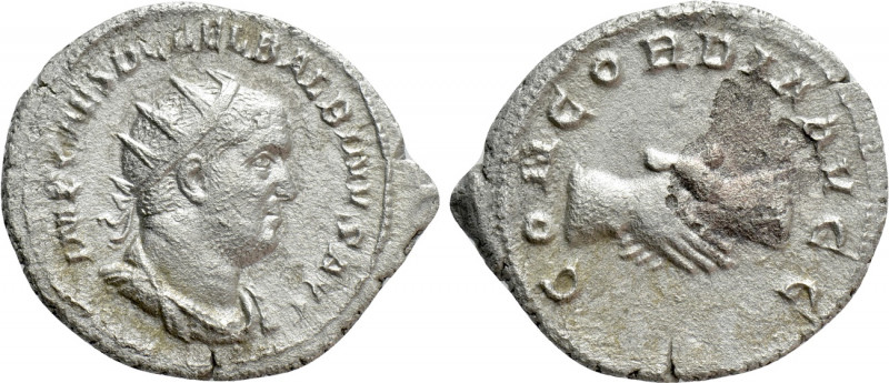 BALBINUS (238). Antoninianus. Rome. 

Obv: IMP CAES D CAE L BALBINVS AVG. 
Ra...