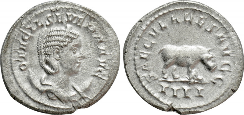 OTACILIA SEVERA (Augusta, 244-249). Antoninianus. Rome. Saecular Games/1000th An...