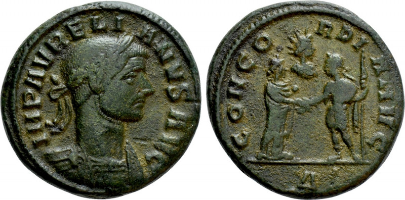 AURELIAN (270-275). As. Rome. 

Obv: IMP AVRELIANVS AVG. 
Laureate and cuiras...