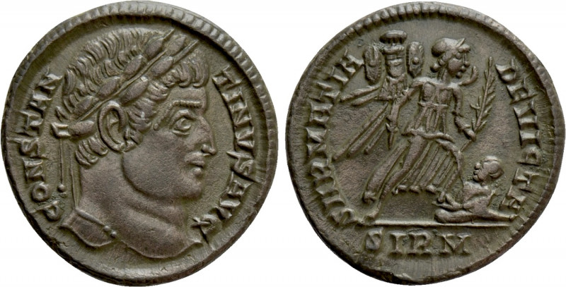 CONSTANTINE I 'THE GREAT' (307/10-337). Follis. Sirmium. 

Obv: CONSTANTINVS A...