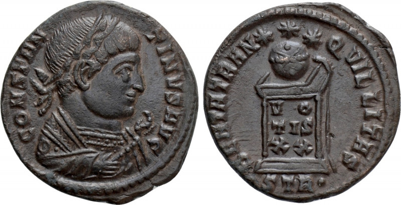 CONSTANTINE I 'THE GREAT' (307/10-337). Follis. Treveri. 

Obv: CONSTANTINVS A...