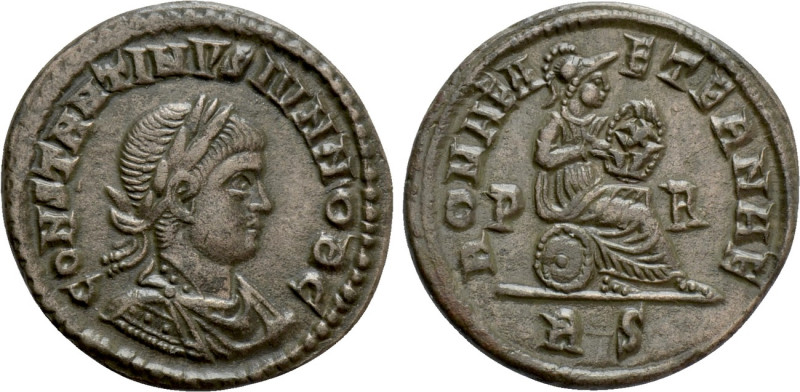 CONSTANTINE II (Caesar, 316-337). Follis. Rome. 

Obv: CONSTANTINVS IVN NOB C....