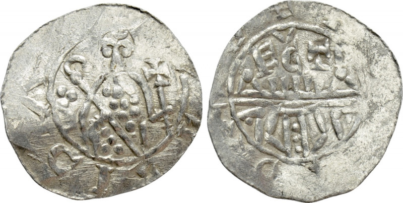 NETHERLANDS. Utrecht. Wilhelm de Ponte (1054-1076). Denar. 

Obv: Wilhelm stan...