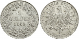 GERMANY. Frankfurt. Gulden (1846)