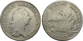GERMANY. Prussia. Friedrich II the Great (1740-1786). Reichstaler (1770-A). Berlin