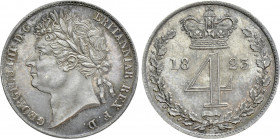 GREAT BRITAIN. Hanover. George IV (1820-1830). Fourpence (1823). London
