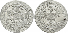 LITHUANIA. Sigismund August of Poland (1544-1572). Half Grosh (1561)