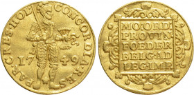 NETHERLANDS. Holland. GOLD Ducat (1749)