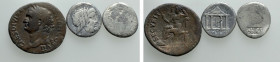 3 Roman Coins; Scarce and Interesting Types
