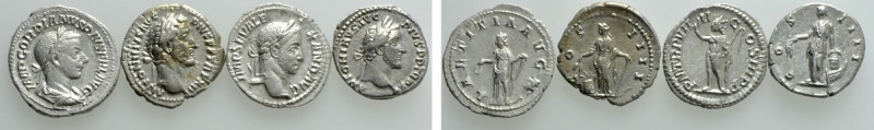 4 Roman Coins. 

Obv: .
Rev: .

. 

Condition: See picture.

Weight: g....