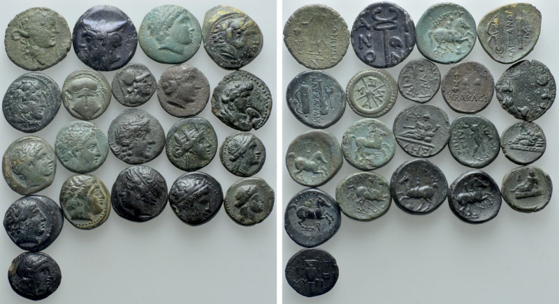 20 Greek Coins. 

Obv: .
Rev: .

. 

Condition: See picture.

Weight: g...