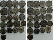 21 Late Roman Coins