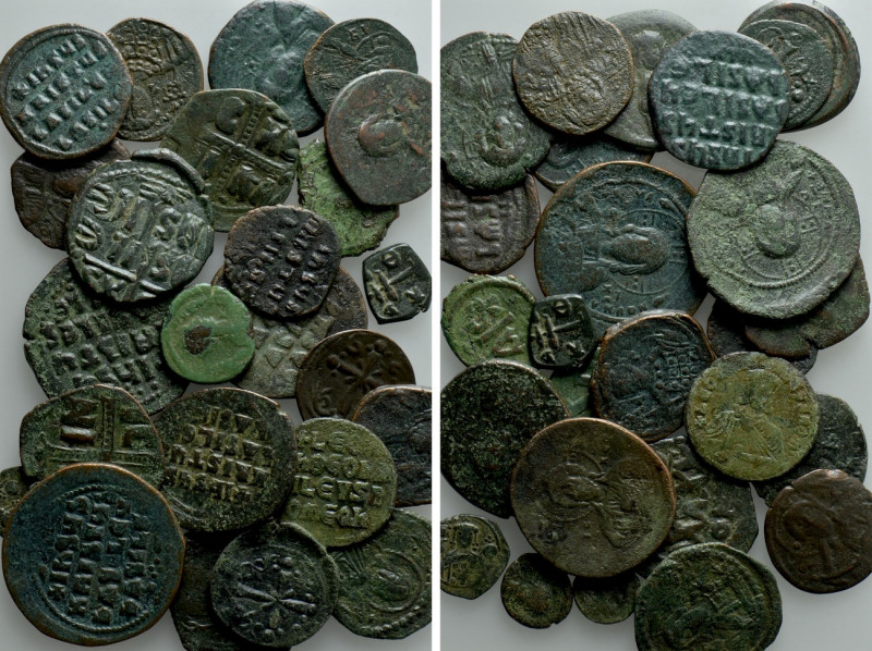 26 Byzantine Coins. 

Obv: .
Rev: .

. 

Condition: See picture.

Weigh...