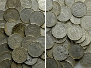 50 Pieces of 5 Reichsmark of Germany / the Third Reich (Silver; Circa 690 g gross weight) / Hindenburg