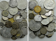 Circa 50 Medieval and Modern Silver Coins