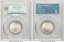 Fukien. Republic 20 Cents CD 1923 MS65 PCGS, KM-Y381, L&M-304. A radiant specimen and exceedingly difficult to locate in Gem Mint State and finer.

HI...